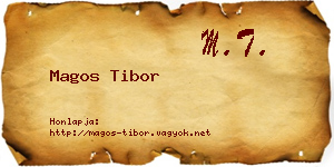 Magos Tibor névjegykártya